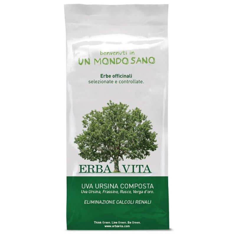 Erba Vita Uva Ursina Composta Tisana Eliminazione Calcoli Renali 100g