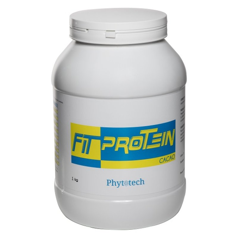 Fitoprotein Integratore Proteico in Polvere gusto Cacao 1 chilogrammo proteine vegetali fitprotein con vitamina