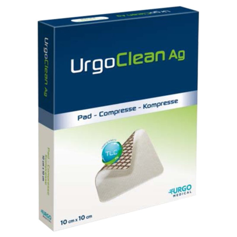 Urgoclean Medicazione Avanzata con Argento per Ferite Croniche 15 x 15 cm Confezione da 5 Pezzi Urgoclean Medicazione Avanzata con Argento per Ferite Croniche 15 x 15 cm Confezione da 5 Pezzi