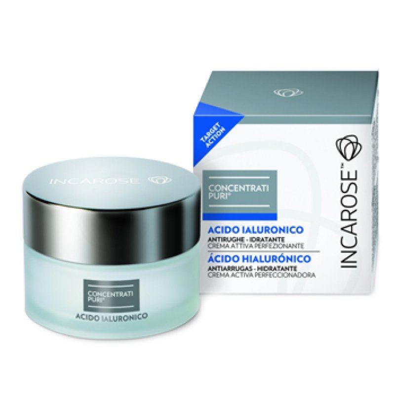 Incarose Concentrati Puri crema acido ialuronico - trattamento viso idratante con acido ialuronico Incarose Concentrati Puri crema acido ialuronico - trattamento viso idratante con acido ialuronico