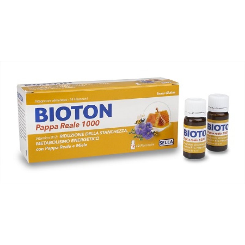 Sella Bioton Pappa Reale 1000 14 Flaconcini Sella Bioton Pappa Reale 1000 14 Flaconcini