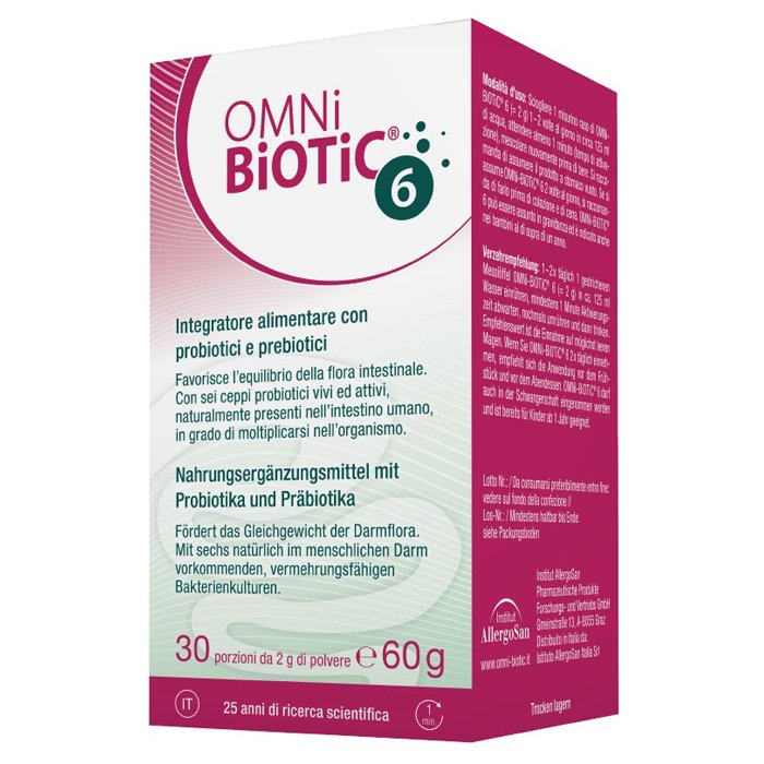 Omni Biotic 6 Integratore Intestinale Barattolo 60g
