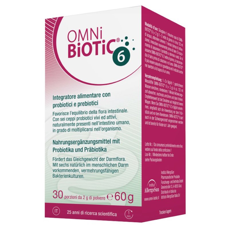 Omni Biotic 6 Integratore Intestinale Barattolo 60g