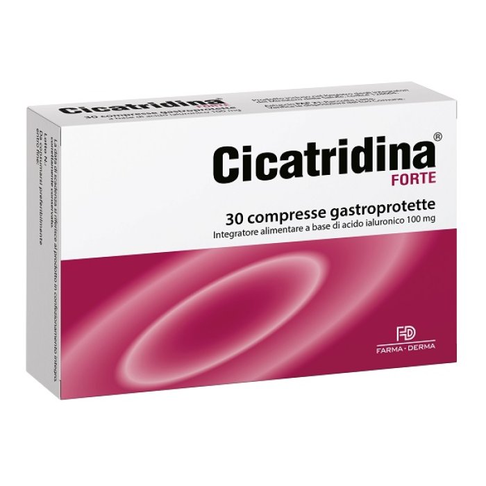 Cicatridina Forte 30 compresse: integratore con acido ialuronico per supplemento nutrizionale specifico Cicatridina Forte 30 compresse: integratore con acido ialuronico per supplemento nutrizionale specifico