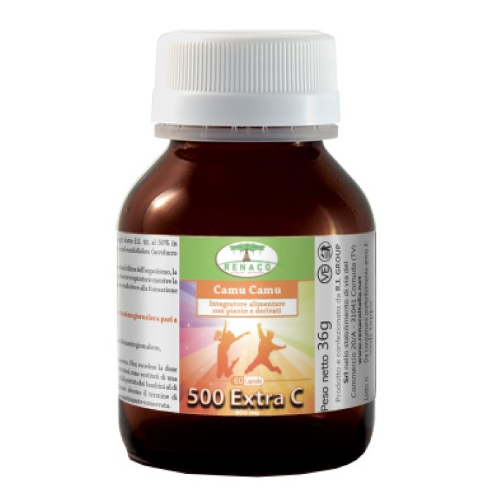 Camu Camu 500 Extra C 60 capsule - vitamina C naturale ad alto dosaggio