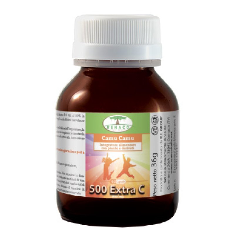 Camu Camu 500 Extra C 60 capsule - vitamina C naturale ad alto dosaggio