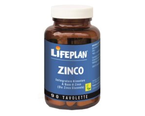 Lifeplan Zinco Integratore Alimentare 90 tavolette