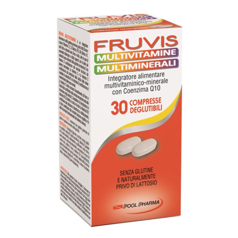 Pool Pharma Fruvis Multivitaminico 30 Compresse Rivestite
