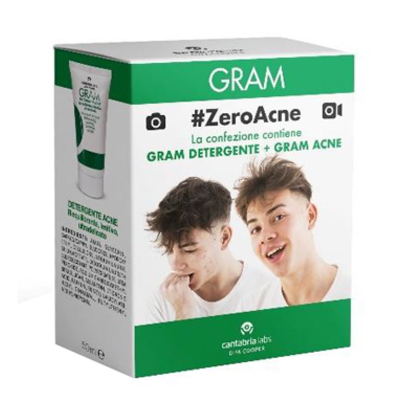 GRAM ZeroAcne Crema+Det. GRAM ZeroAcne Crema+Det.