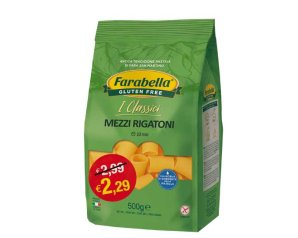 Bioalimenta Farabella Alimenti senza Glutine Mezzi Rigatoni Pasta Secca 250 g Offerta Promo