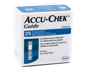 Accu-Chek  Controllo Glicemia Guide 25 Strisce Rilevatrici Plasma