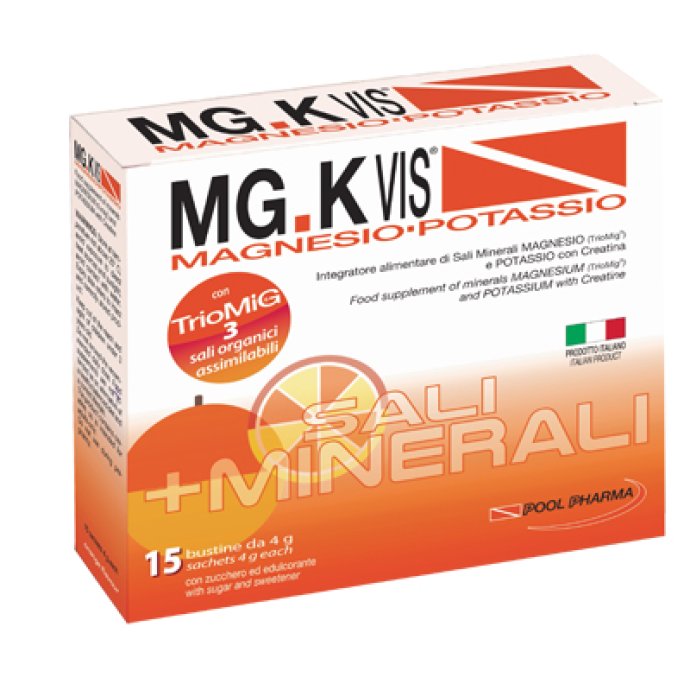 Mg k Vis Orange Magnesio E Potassio 15 Bustine Mg k Vis Orange Magnesio E Potassio 15 Bustine
