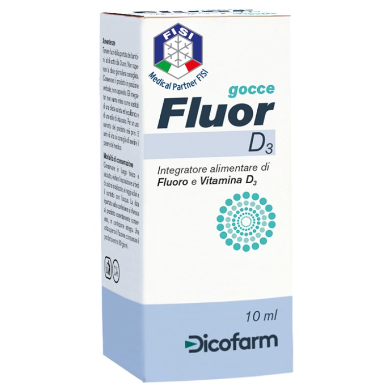 Dicofarm Fluor D3 Integratore Alimentare in Gocce 10 ml