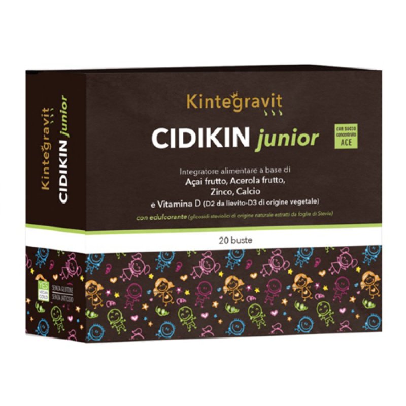 Cidikin Junior 20 Bustine Integratore Alimentare per Bambini Kintegra