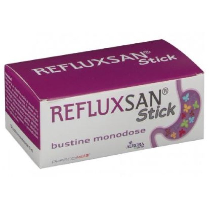 Aurora Biofarma Refluxsan Stick Dispositivo Medico 12 Bustine monodose Aurora Biofarma Refluxsan Stick Dispositivo Medico 12 Bustine monodose