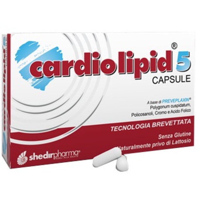 Cardiolipid 5 Integratore Controllo Colesterolo 30 capsule Cardiolipid 5 Integratore Controllo Colesterolo 30 capsule