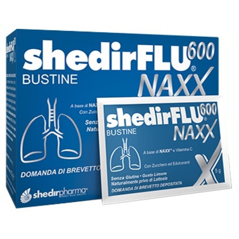 Shedir Pharma Shedirflu 600 Naxx Integratore Benessere Vie Aeree Limone 20 Buste Shedir Pharma Shedirflu 600 Naxx Integratore Benessere Vie Aeree Limone 20 Buste