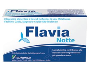 Italfarmaco Flavia Notte Integratore Alimentare Menopausa 30 Capsule Molli