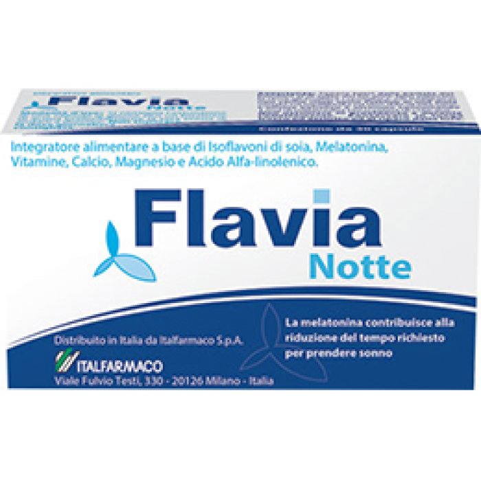 Flavia Notte Integratore Alimentare Menopausa 30 Capsule Molli
