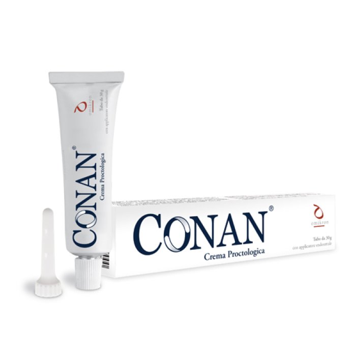 Conan Crema proctologica naturale 30 g con applicatore per emorroidi e irritazioni Conan Crema proctologica naturale 30 g con applicatore per emorroidi e irritazioni