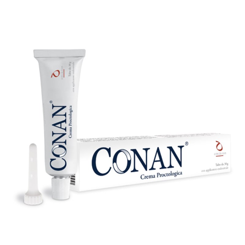 Conan Crema proctologica naturale 30 g con applicatore per emorroidi e irritazioni Conan Crema proctologica naturale 30 g con applicatore per emorroidi e irritazioni