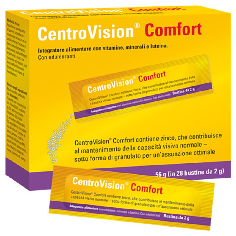 Centrovision Comfort 28 Bustine Integratore Alimentare per il Benessere della Vista
