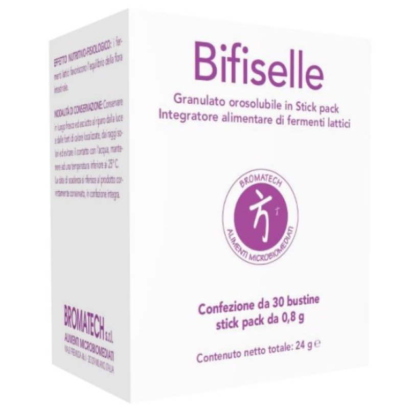 Bromatech Bifiselle per il benessere intestinale 30 bustine stickpack Bromatech Bifiselle per il benessere intestinale 30 bustine stickpack
