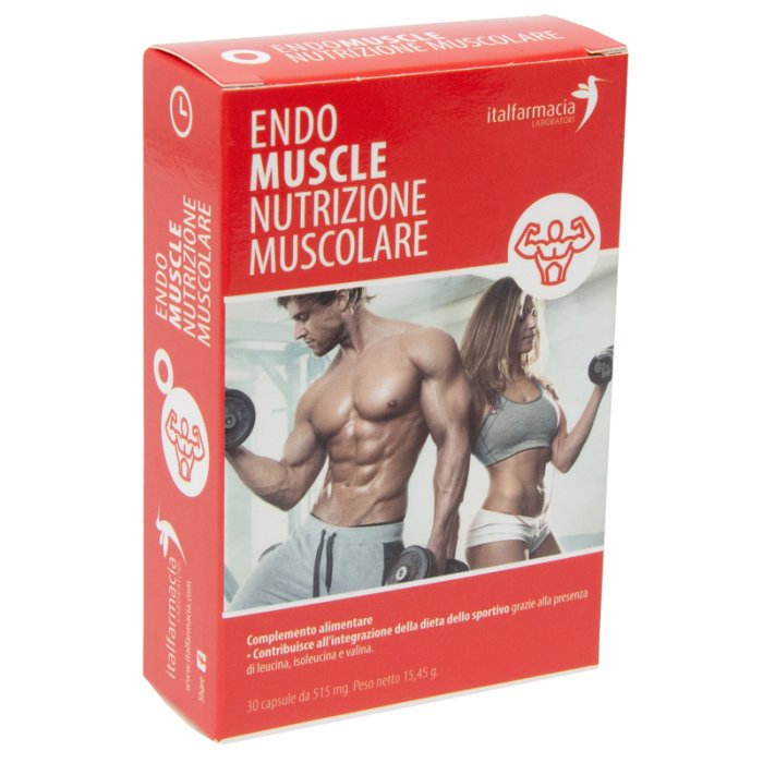 Endomuscle Klinik Integratore per Massa Muscolare 30 Capsule