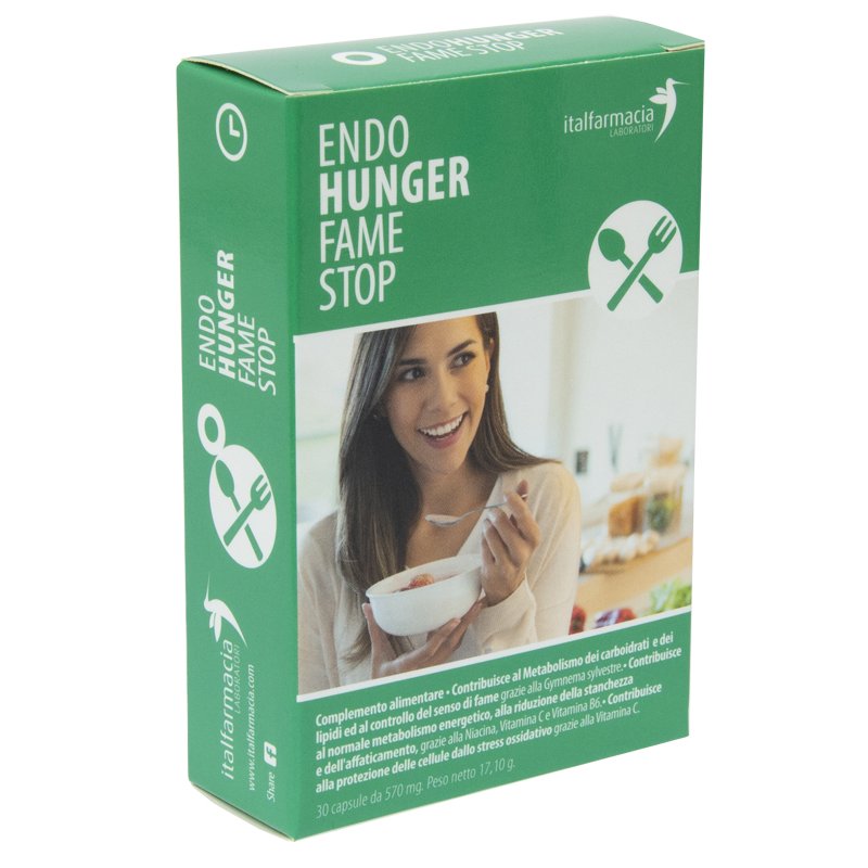 Endo hunger fame stop integratore controllo fame con gymnema 30 capsule da 570 mg