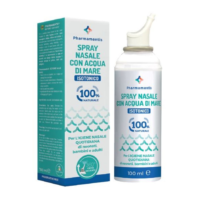 Pharmamentis Isotonico Spray Nasale con Acqua di Mare - 100 ml Pharmamentis Isotonico Spray Nasale con Acqua di Mare - 100 ml