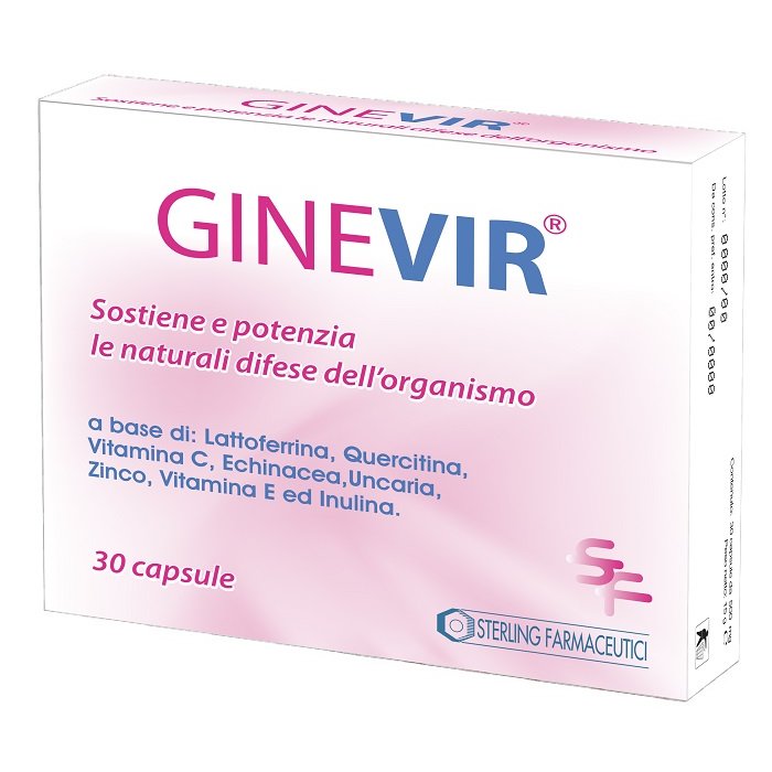 Ginevir 30 capsule - integratore per benessere vaginale