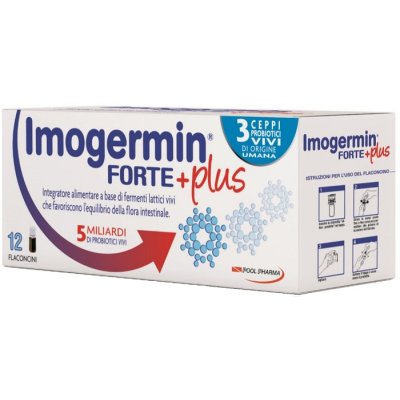 Imogermin Forte Plus Integratore per la Flora Intestinale 12 flaconcini