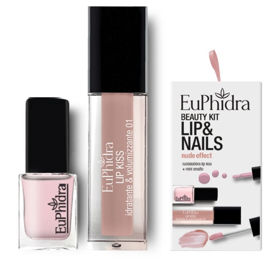 Zeta Farmaceutici Euphidra Cofanetto Beauty Kit Nude Effect 1 Gloss + 1 Smalto