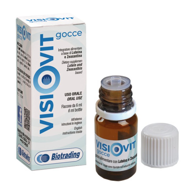 Biotrading Visiovit Gocce Integratore Alimentare 6ml Biotrading Visiovit Gocce Integratore Alimentare 6ml