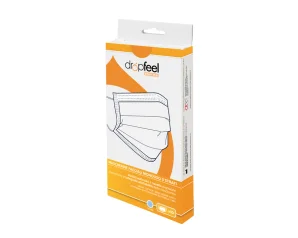 Difar Distribuzione Sanitari e Dispositivi Dropfeel Mascherina Medica II Azzura 10 pezzi