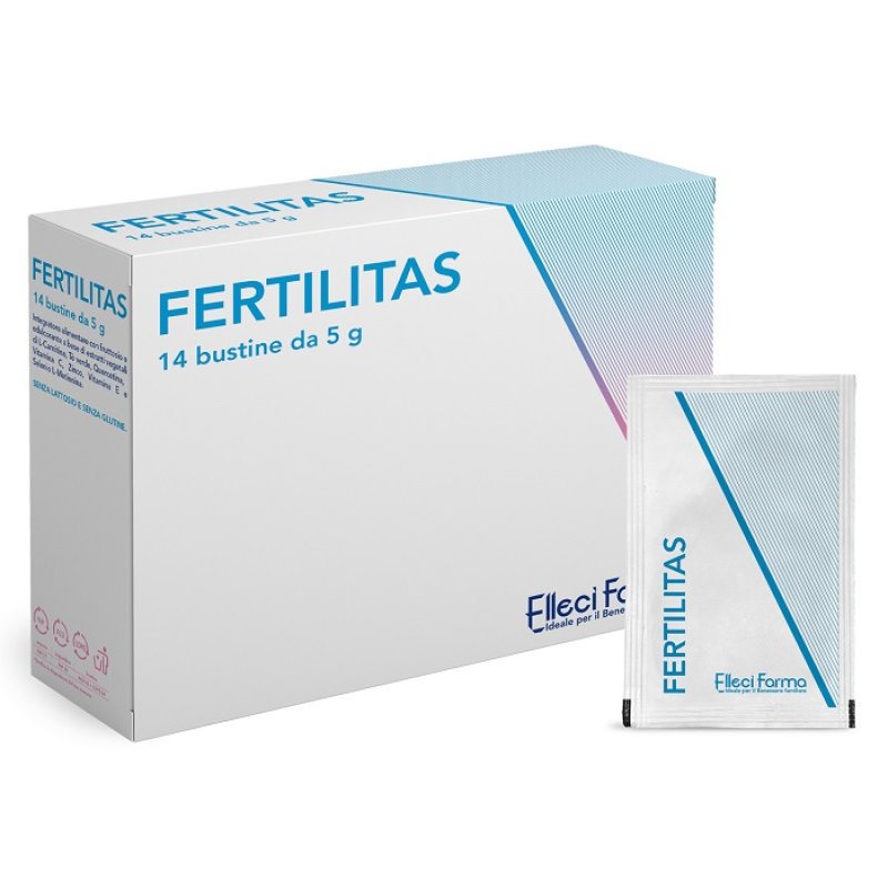 FERTILITAS Integratore per la Fertilit&agrave; in Bustine &ndash; Supporto alla Funzionalit&agrave; Riproduttiva Donna e Uomo &ndash; Confezione da 14 Bustine
