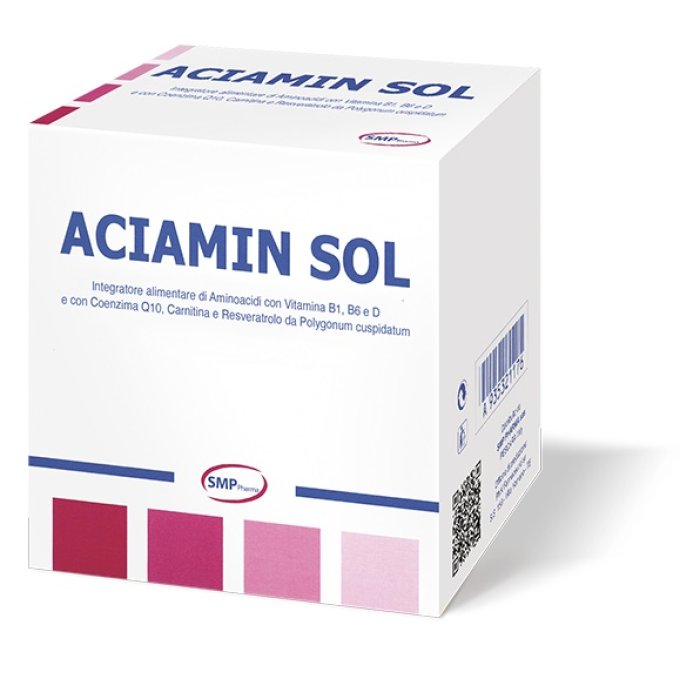 Aciamin Soluzione Orale 30 Buste &ndash; Integratore Aminoacidi Essenziali per Massa Muscolare e Recupero