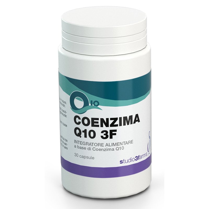 Coenzima Q10 Integratore 30 Capsule Studio 3 per Energia Cellulare and Supporto a Cuore e Riduzione Stanchezza