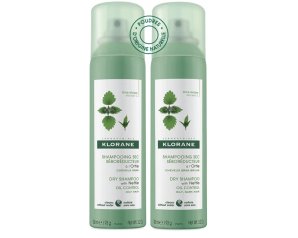 Klorane Shampoo secco seboregolatore per capelli grassi bipack 2 x 150 ml