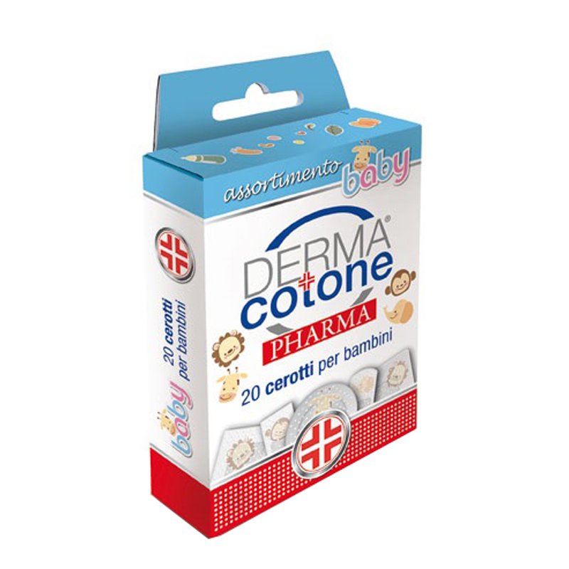 Dermacotone Cerotti Assortiti per Bambini 20 Pezzi – Cerotti Delicati e Ipoallergenici per Pelli Sensibili Dermacotone Cerotti Assortiti per Bambini 20 Pezzi – Cerotti Delicati e Ipoallergenici per Pelli Sensibili