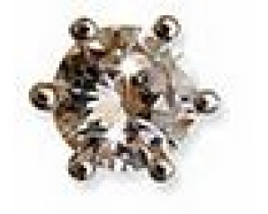CROWN ZIRCON6MM SSTEEL BJT958S