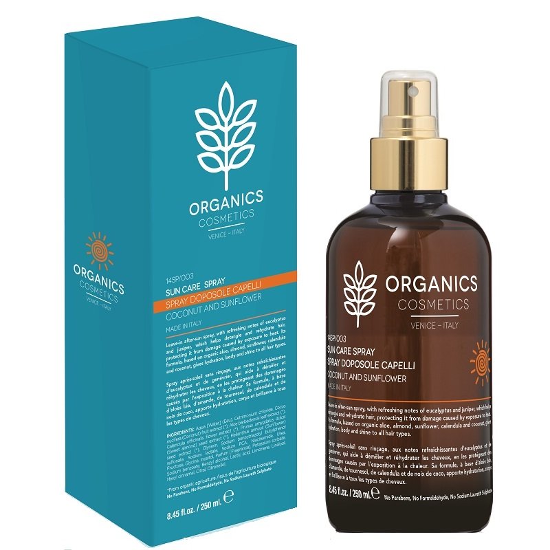 Organics Sun Care - Spray Doposole Capelli 250 ml Organics Sun Care - Spray Doposole Capelli 250 ml