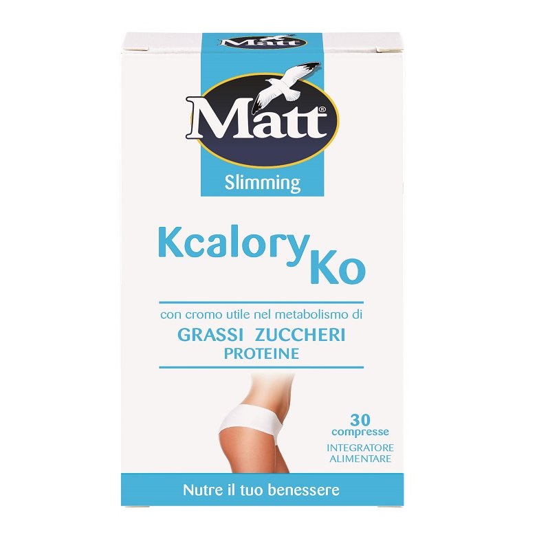 Matt Slimming - Kcalory KO Integratore Alimentare Metabolismo 30 Compresse Matt Slimming - Kcalory KO Integratore Alimentare Metabolismo 30 Compresse