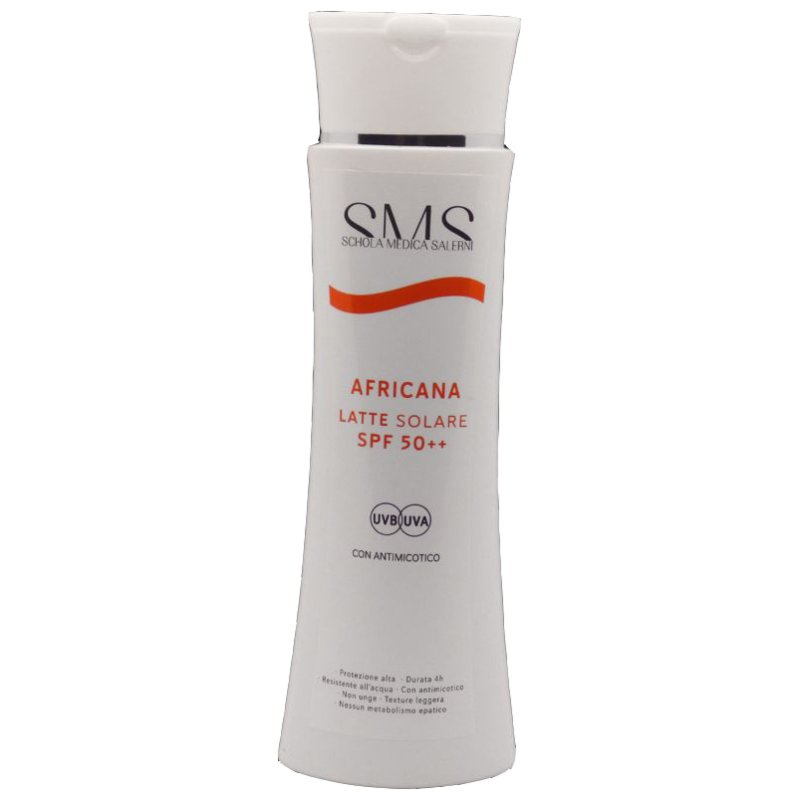 Morelia Africana - Latte Solare SPF50++ con Antimicotico 200 ml Morelia Africana - Latte Solare SPF50++ con Antimicotico 200 ml
