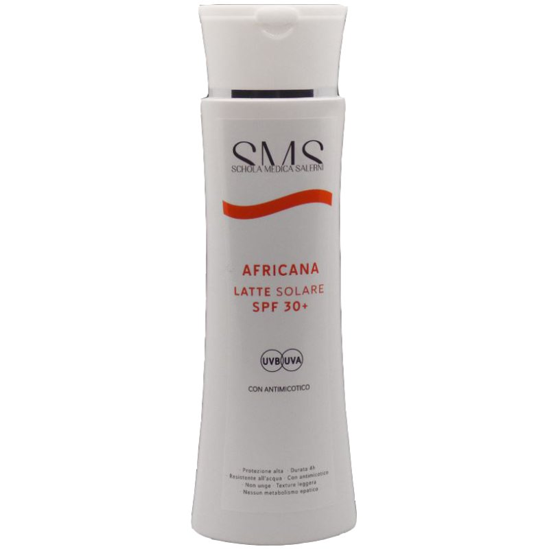 Morelia Africana - Latte Solare SPF30+ con Antimicotico 200 ml Morelia Africana - Latte Solare SPF30+ con Antimicotico 200 ml