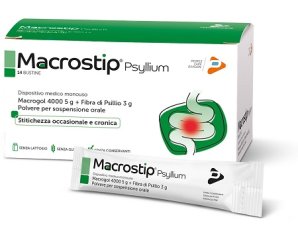 Macrostip Psyllium dispositivo medico contro la stitichezza 14 bustine