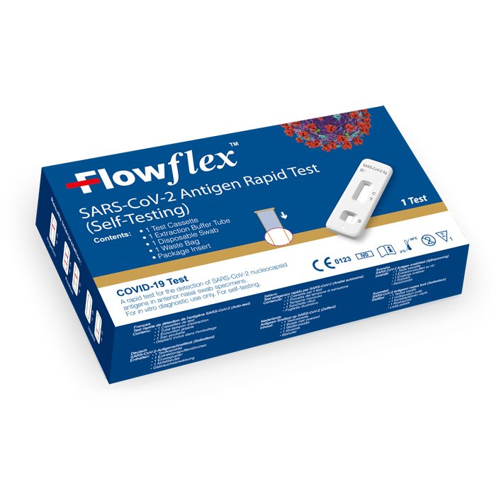 FlowFlex AutoTest Tampone Antigenico Rapido Covid-19 Fai da Te