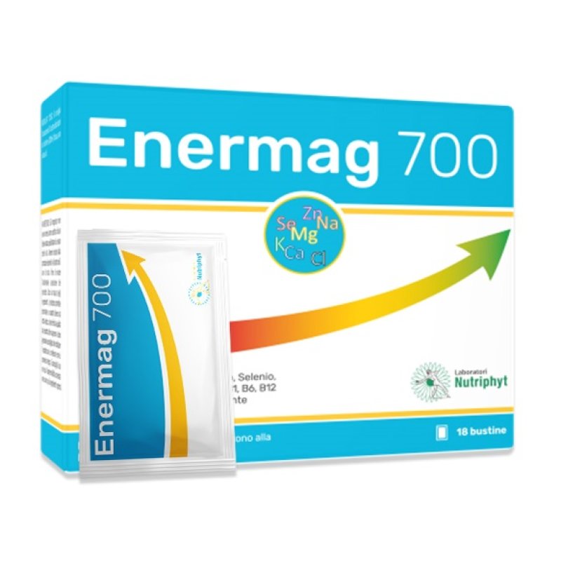 Laboratori Nutriphyt Enermag 700 Complemento Alimentare 18 Bustine Laboratori Nutriphyt Enermag 700 Complemento Alimentare 18 Bustine