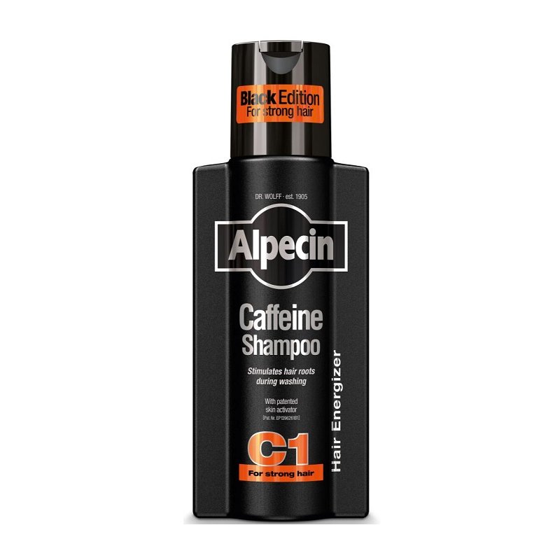 Alpecin Shampoo alla Caffeina C1 Black per Capelli Scuri Uomo 250 ml Alpecin Shampoo alla Caffeina C1 Black per Capelli Scuri Uomo 250 ml