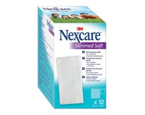 3M Nexcare Sterimed - Soft Compressa di Garza Sterile in TNT 18 x 40cm 12 garze